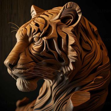 3D модель Panthera tigris acutidens (STL)